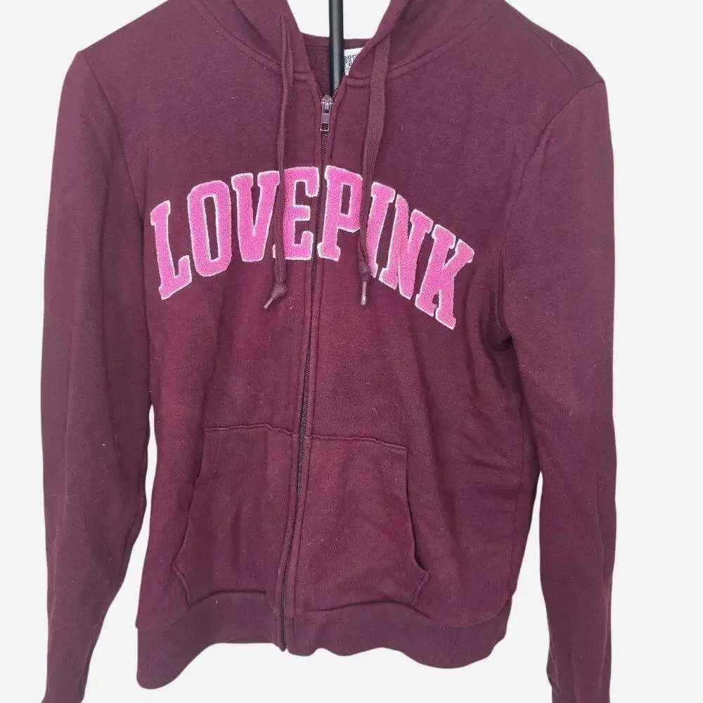 Victoria's Secret Women's burgundy red Hoodies